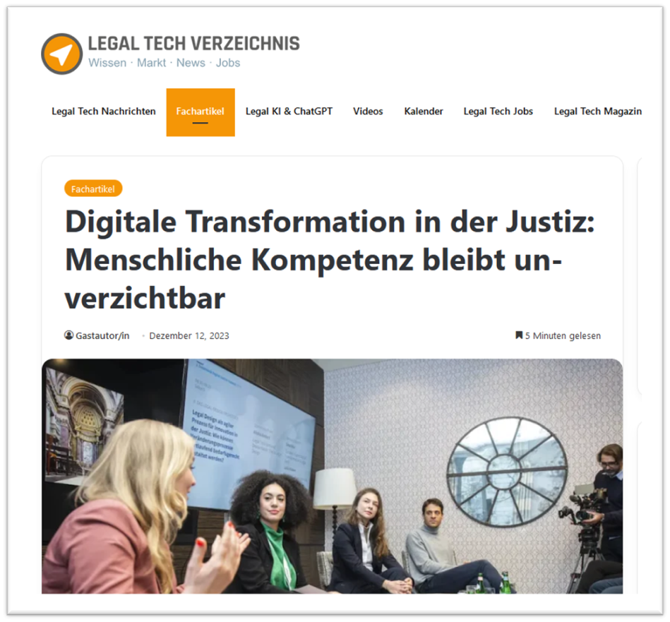 Ein Kurzbericht zum 2. Digital Justice Summit auf dem Legal Tech Verzeichnis